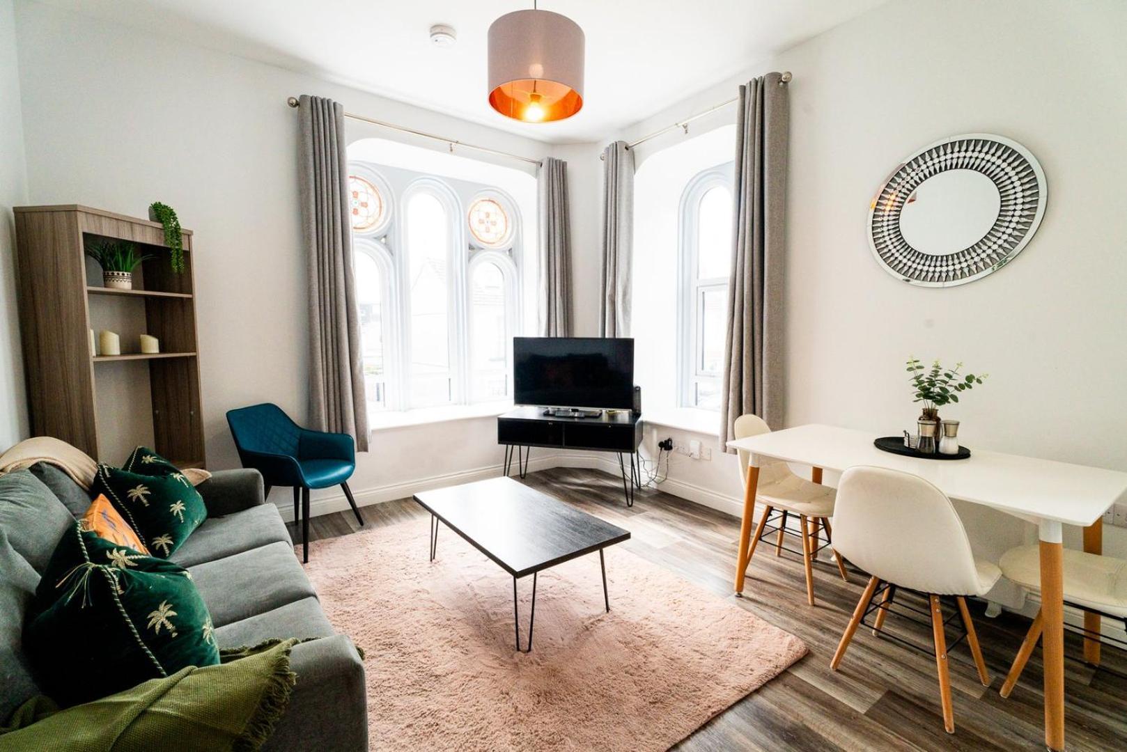 Free Parking | Smart Tv | 4 Guests Lägenhet Swansea Rum bild